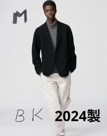 UNIQLO C 니트 자켓 BK M 사이즈