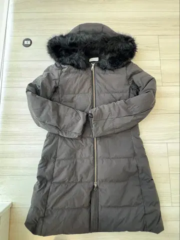 플라스테 PLST 퍼 후드 다운 코트 S