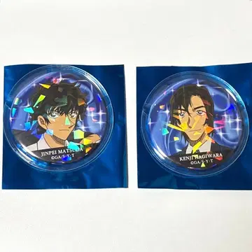 명탐정 코난 마츠다 진페이 하기와라 켄지 홀로그램 캔뱃지