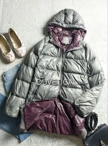 [ DUVETICA ] 듀베티카 후데트 다운 코트 풀 집업 40