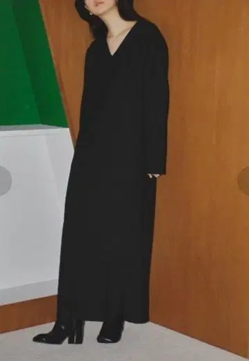 todayful Vneck Slit Dress V넥 슬릿 드레스 38