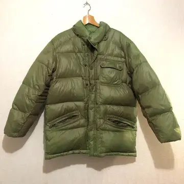 GAP 새상품급 다운 자켓, 풍성하고 두툼한 올리브 그린 LL