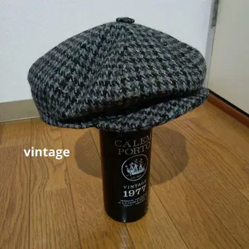 빈티지 도네갈 트위드 헌팅 캡 아일랜드