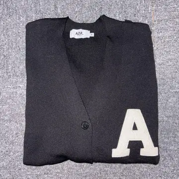 AZUL 블랙 가디건 A자수 M/L