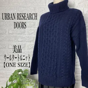 URBAN RESEARCH DOORS 울 터틀넥 [ONE 사이즈]