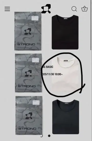 strong ours 2025 팩T White S