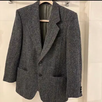 새상품급 해리스 트위드 남성용 테일러드 자켓