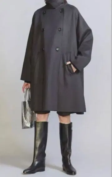 [ 새상품급 ] 뷰티 앤 유스 판초 코트 그레이 봄/가을/겨울