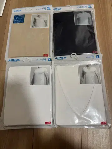 에어리즘 XL 티셔츠 내의 묶음 판매