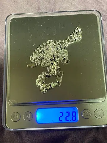 남녀 공용 실버925 목걸이 22.8g