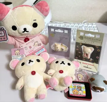 코리락쿠마 굿즈 8점 세트