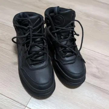 푸마 MAYRA 마이라 하이컷 스니커즈 블랙 스노우 신발