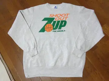 XL/90s 파랑 자수 택/챔피온 x 세븐업/맨투맨/빈티지