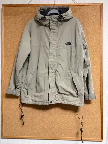 THE NORTH FACE 마운틴 후드티 카키 그레이