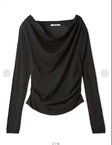 드레이프 니트탑