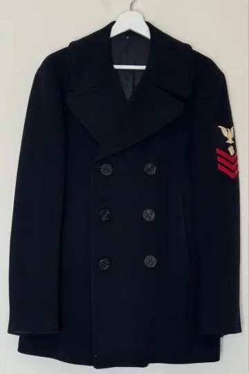 미군 실물 피코트 38S 1971 스텐실 새상품급 레어 사이즈 숏