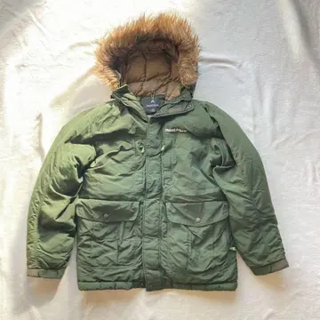 몽벨 로건 다운 자켓 카키 XS 800 필파워 새상품급