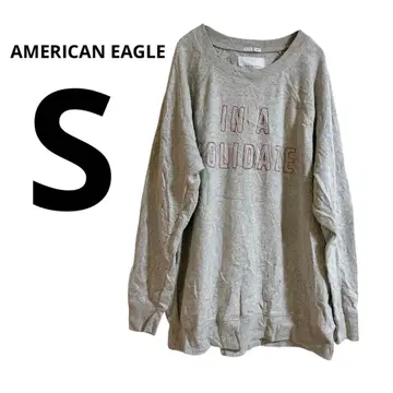 한정판 AMERICAN EAGLE [ S ] 그레이 트레이닝복