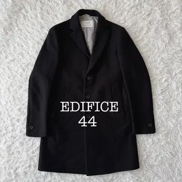 에디피스 울 코트 44 블랙 안감 큐프라 비즈니스 출퇴근 겨울