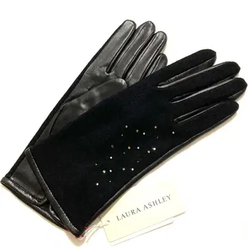 새상품 LAURA ASHLEY 로라 애슐리 천연 가죽 장갑 21cm