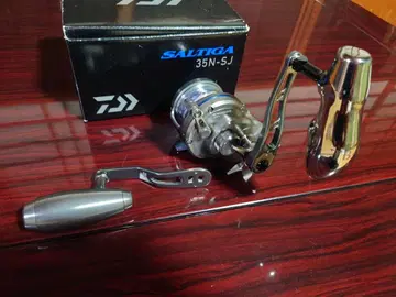 다이와 솔티가 35N-SJ 컨디션 최상 리브 핸들 포함