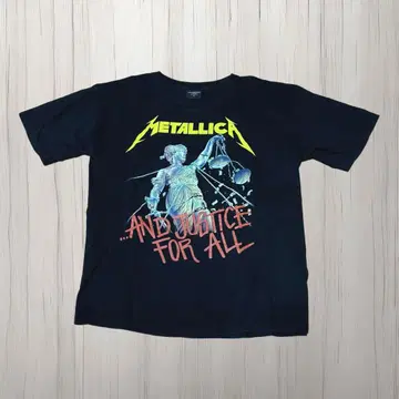 메탈리카 남성용 XL 밴딩 락 T 반팔 티셔츠