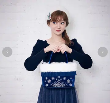 디즈니 시마무라 치하루 콜라보 아나와 눈의 여왕 숄더백
