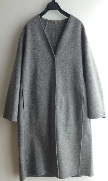 자유구 울 리버 롱 코트 그레이 69,960엔