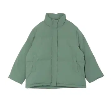 Ungrid 미들 기장 루즈 실루엣 다운 그린