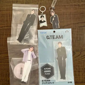 &TEAM FUMA 클리어 스탠드 등 굿즈 세트