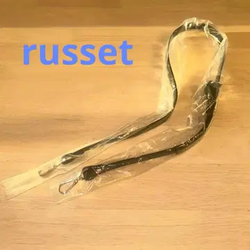 러셋 RUSSET 블랙 숄더 스트랩 부속품 소가죽