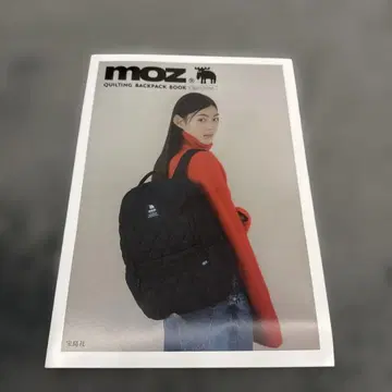 moz 퀼팅 백팩 블랙