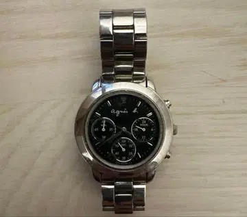 agnis b. 크로노그래프 손목시계 블랙 클래스카 캐틀세존