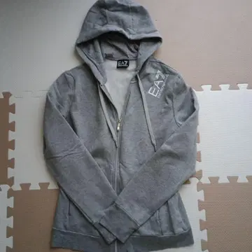 EA7 그레이 풀 지퍼 후디 170/72Y