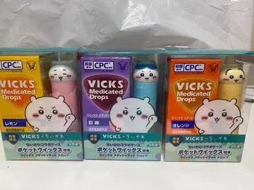 VICKS 비 메디케이티드 드롭스 치이카와 (먼작귀) 3개 세트