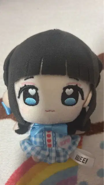 iLEE! 무지개 깃털 미니짱 봉제 인형
