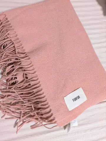 퍼퍼 울캐시미어 머플러 핑크