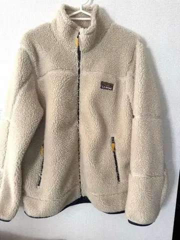 L.L.Bean 플리스 자켓 크림색