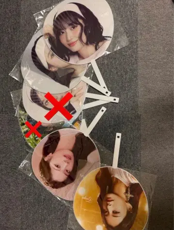 TWICE 부채 묶음 판매 4장