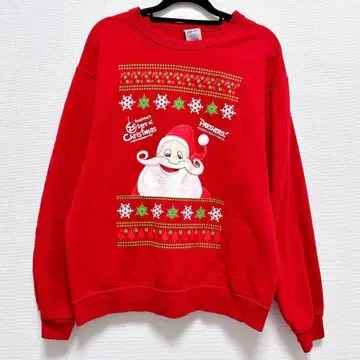 176 산타 크리스마스 구제 의류 트레이닝복 빨간색 레드 귀여운