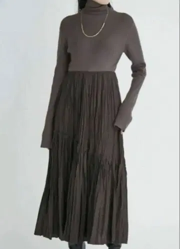 [ 새상품급 ] 미라 오웬 니트 원피스 긴팔