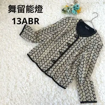 블루 노트 노카라 자켓 블랙 13 빅 장미 자수 고급 일본제