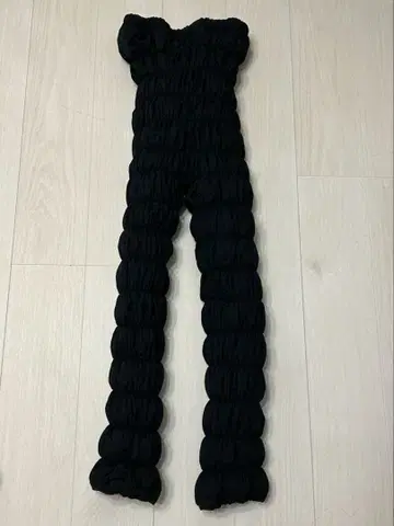 LOUVREDO 복원 워머 팬츠 블랙