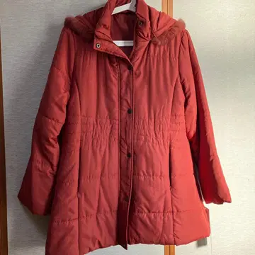 [새상품] 후드 부착 충전솜 코트