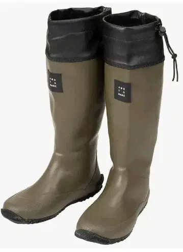 아메토하레 롤업 레인부츠 올리브 M 사이즈(24.5-25.0)