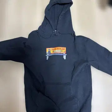 HUF 블랙 후드티 M