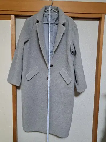 롱 코트 그레이 여성용