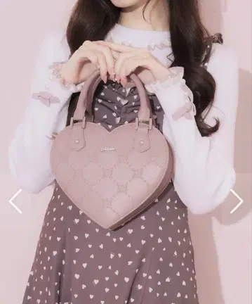 pium 모노그램 하트 백