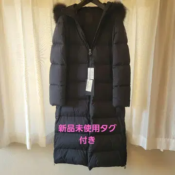 TATRAS 후드 부착 롱 다운 자켓 사이즈 02 블랙 토카 TOKA