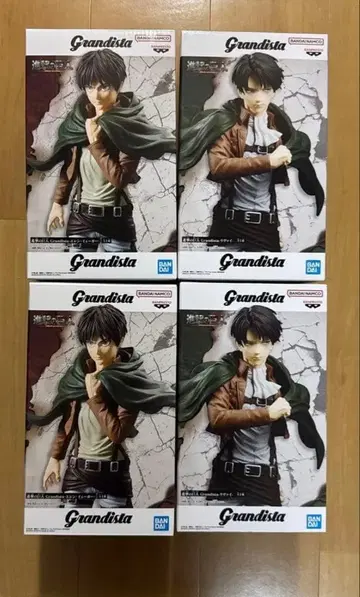 Grandista 진격의 거인 엘렌 & 리바이 4체 세트